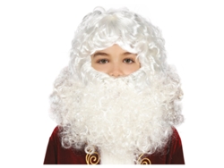Peluca GUIRCA y barba de Papá Noel para niños