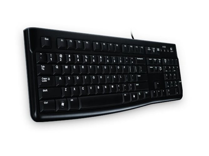 Teclado Logitech K120 (Con Cable - Layout Alemán)
