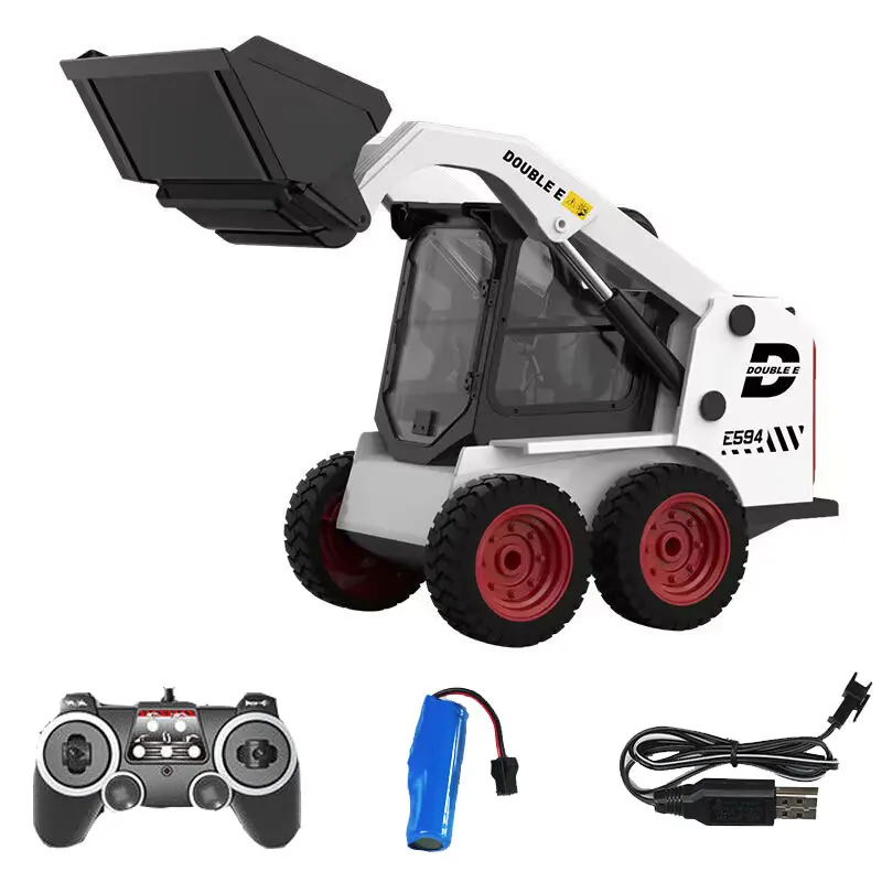 (1 Batería) 1:14 Coche De Control Remoto Electrónico 2.4g Vehículo De Ingeniería De Control Remoto Bulldozer