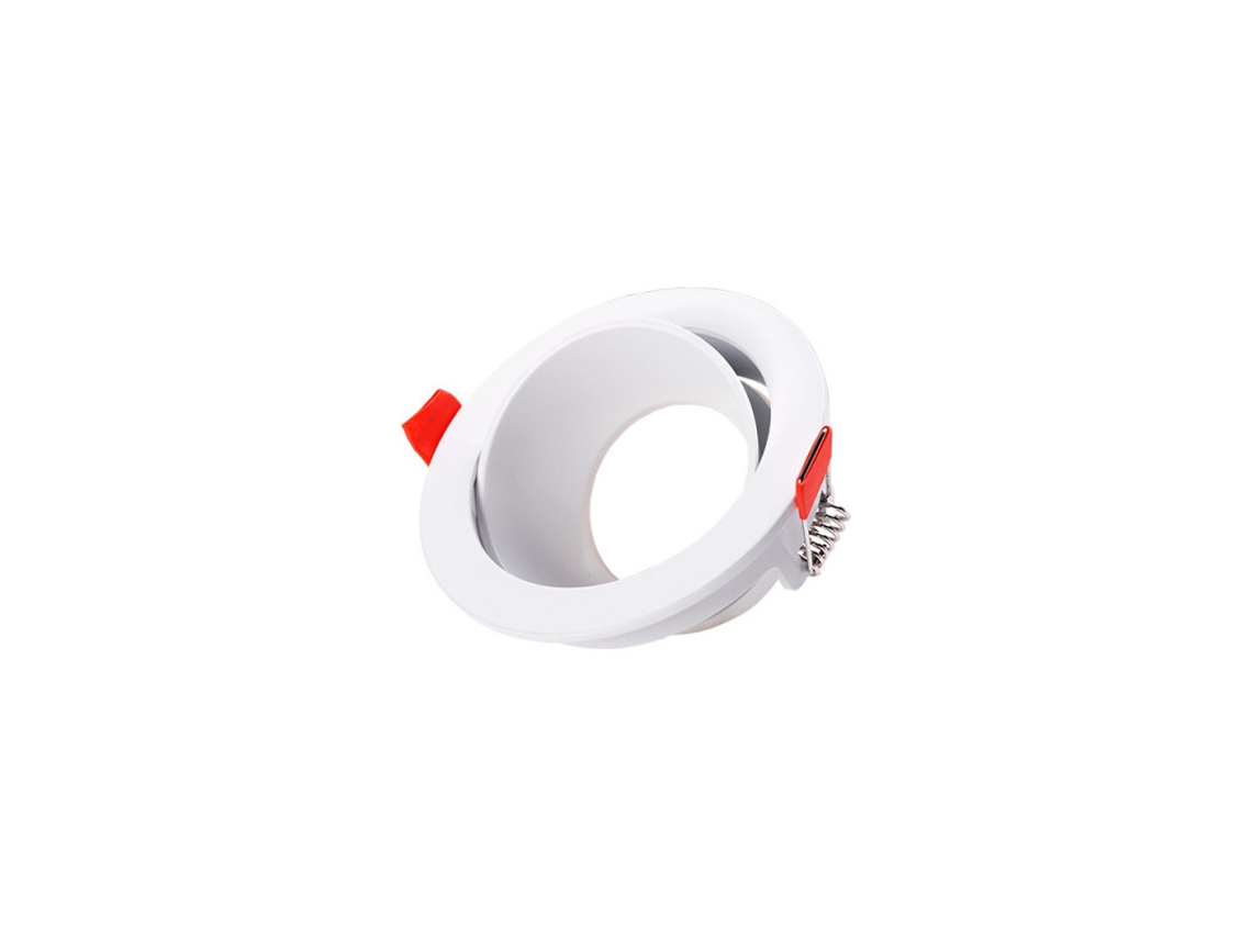 Downlight Circular Gu10 Sin Portalámparas/bombilla - Blanco|greenice