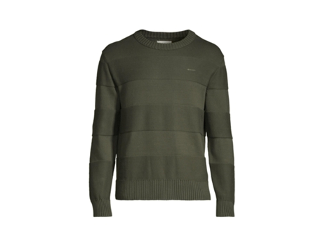 Camiseta de Hombre GANT Rayas Barston Verde (L)