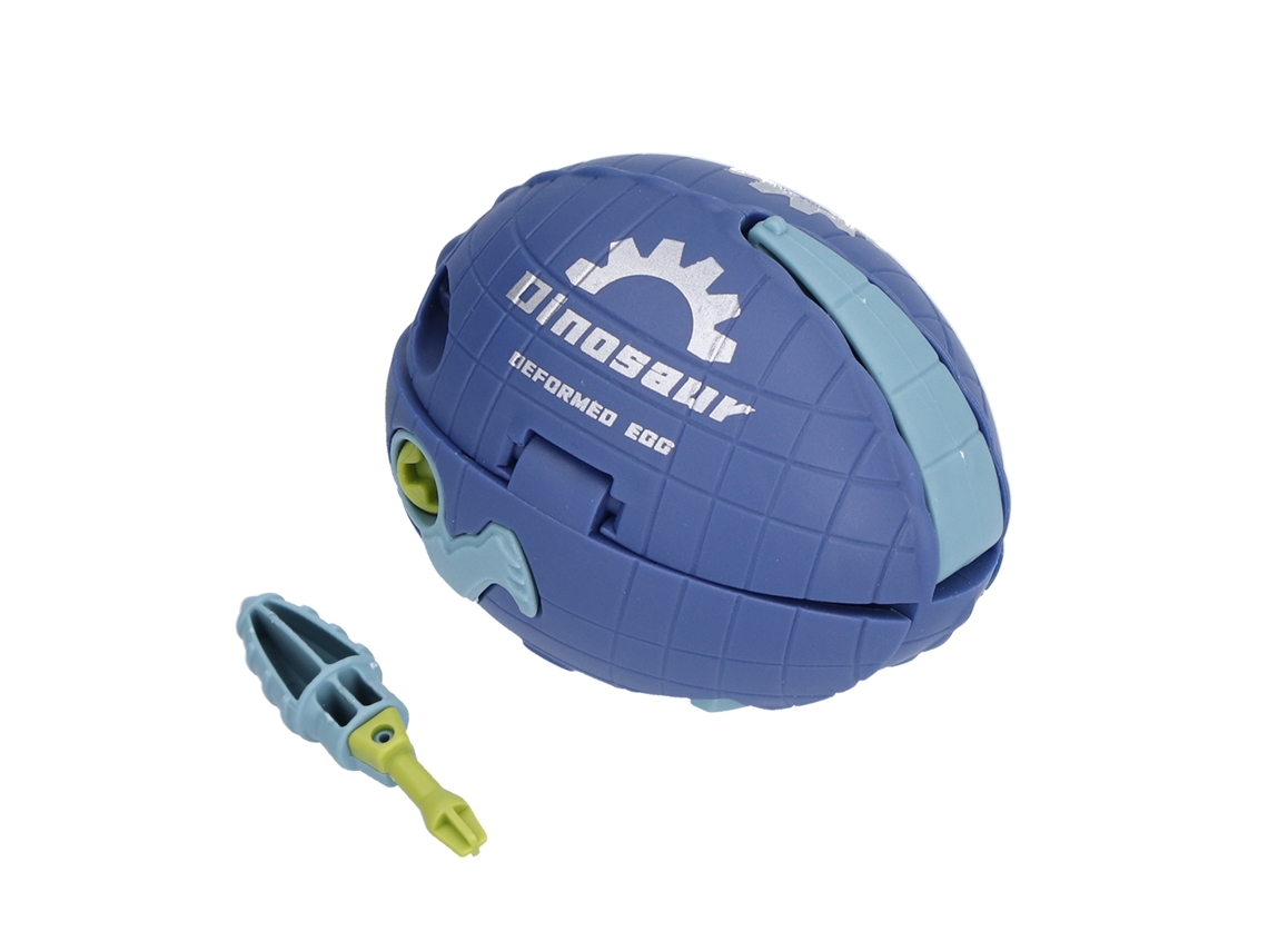 Juguete De Dinosaurio Para Armar Tú Mismo - Huevo De Dinosaurio Con Tornillos Y Tuercas - Azul