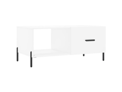 Maison Exclusive - Mesa De Centro Madera Contrachapada Blanco 90x50x40 Cm