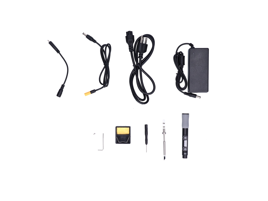 Kit De Soldador Portátil Con Accesorios Para Soldadura Eléctrica Y Reparación De Circuitos.