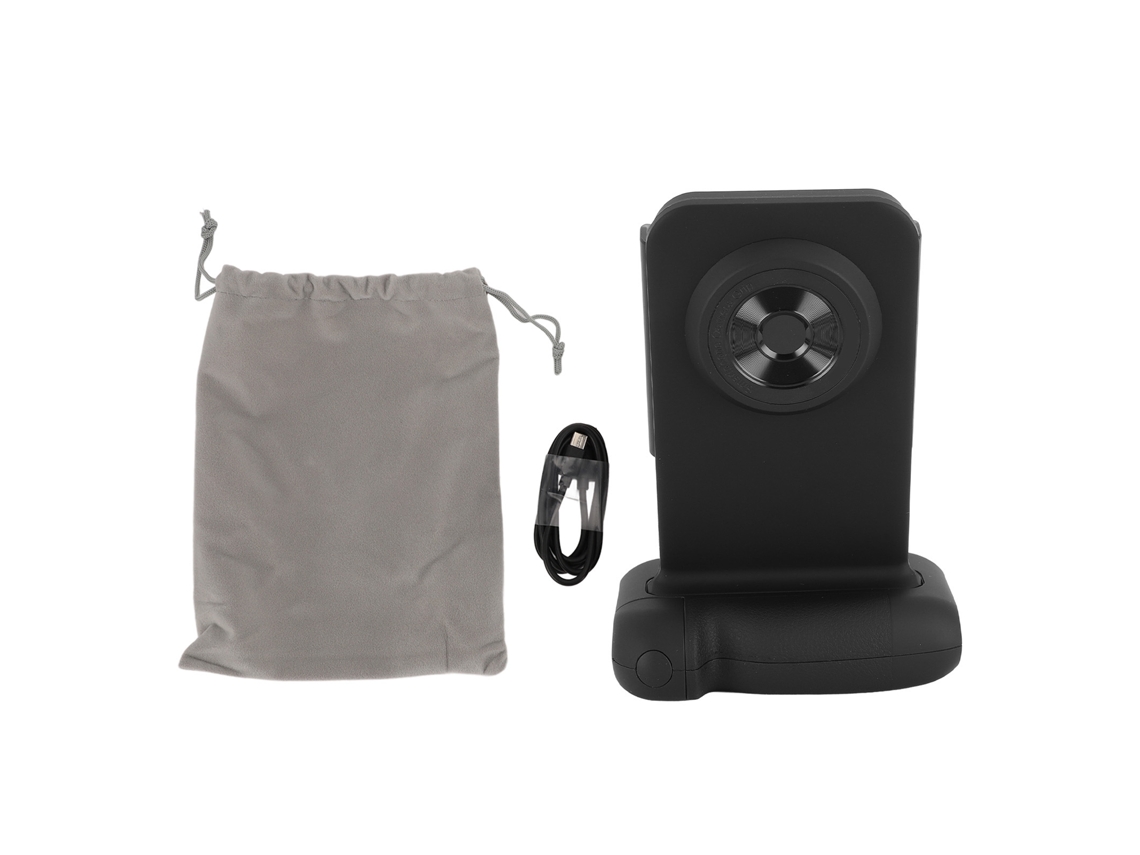 Empuñadura Magnética Para Cámara De Teléfono Móvil Con Control Remoto Bluetooth, Batería De 5200 Mah, Rotación De 90° Y Zapata Fría Negra.