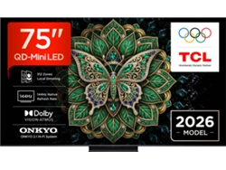 TV TCL 75C6K PRO (QD MINILED - 75'' - 191 cm - 4K Ultra HD - Smart TV)