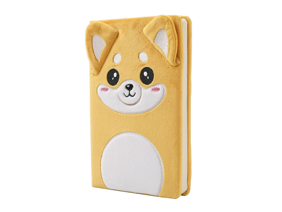 Cuaderno Plush A5 Itotal Shiba con puntos, 96 hojas XL2052H