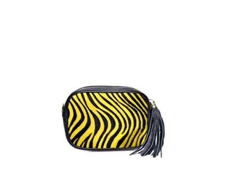 Crossbody bag Anna Luchini SS24 AL 1888T ZEBRA LIMONE