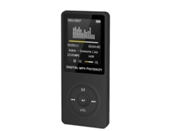 Reproductor de MP3 Regalos Dulces Reproductores de música MP3 Ushion Negro