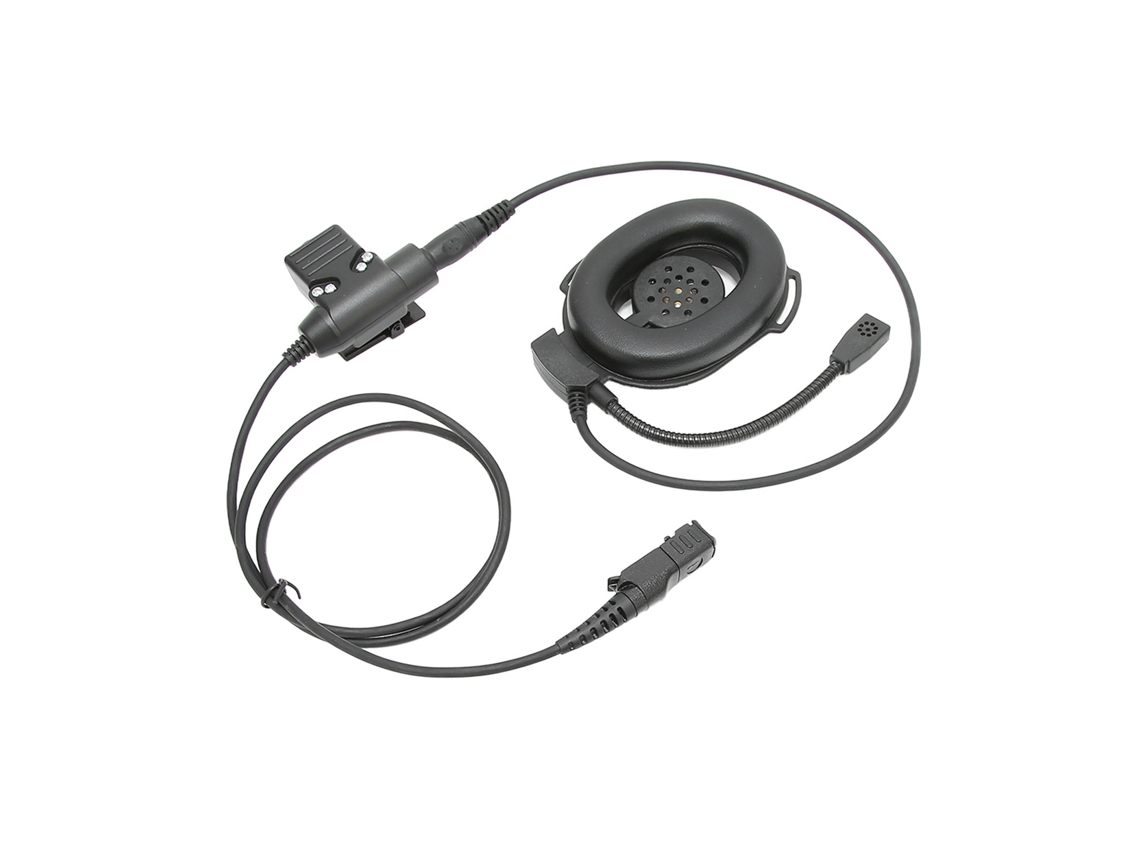 Auriculares De Un Solo Lado Para Casco De Motocicleta, Compatibles Con Motorola Xir P6600 P6620 Dp2400 Mtp3250 Dep550, Color Negro.