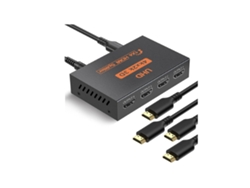 YIZHOOD Inf113 Adaptador Divisor Hdmi Negro 4K