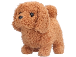 Dan26-perro Interactivo Electrónico De Peluche Suave Simulación Caminante Juguete Perro Para Niños1