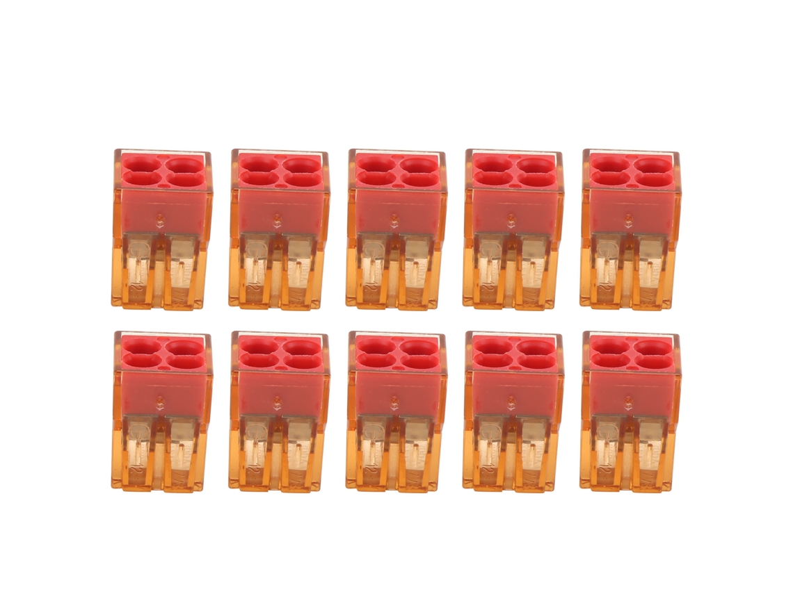 Conector De Cable A Presión 0,5-4 Mm² Pct604 Material Auxiliar Eléctrico Industrial Rápido 10 Unidades