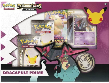 Juego de Cartas POKEMON Celebrations Collection Dragapult Prime (Edad Minima: 6 años)