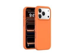 (naranja, Iphone 17 Pro Max) Funda De Silicona Líquida Para Iphone, Protección Integral Para El Botón De La Cámara.