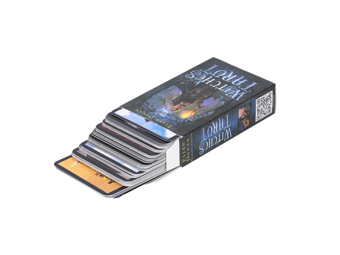 Mali baralho de Tarot Adivinação Versão em Inglês 78 Cartas Papel 60x103mm para Iniciantes