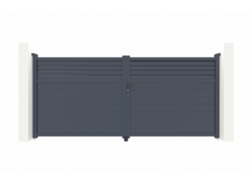 Puerta batiente de aluminio 3m carpatia A.160cm