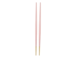 Palillos reutilizables de acero inoxidable con cabezal antideslizante para restaurante de sushi en casa.