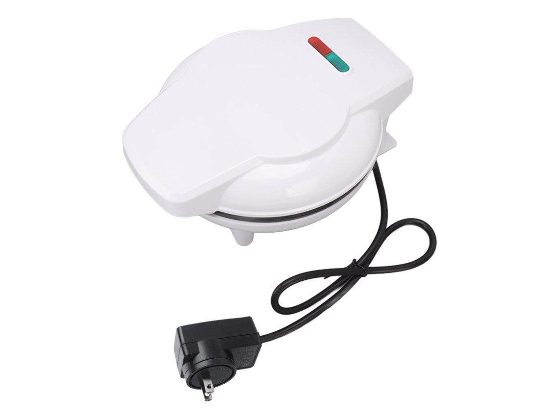 Máquina Portátil Para Hacer Donas Con 7 Agujeros, 1200 W, Color Blanco Con Revestimiento Antiadherente Para Uso Doméstico.
