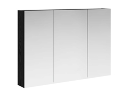 Maison Exclusive - Armario Con Espejo De Baño Roble Negro 100 X 14,5 X 70 Cm