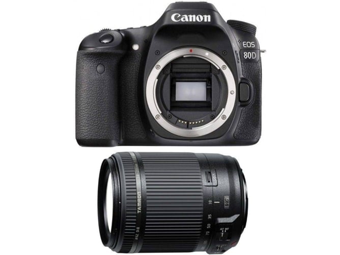Kit Cámara Reflex CANON EOS 80D + Tamron 18-200mm F3.5-6.3 Di II VC (B018)