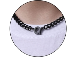 2026-cadena De Eslabón Cubano Con Letra Inicial A-z Acero Inoxidable 6.5mm 18+2 Pulgadas Regalo De Joyería Para Hombres Mujeres Niños