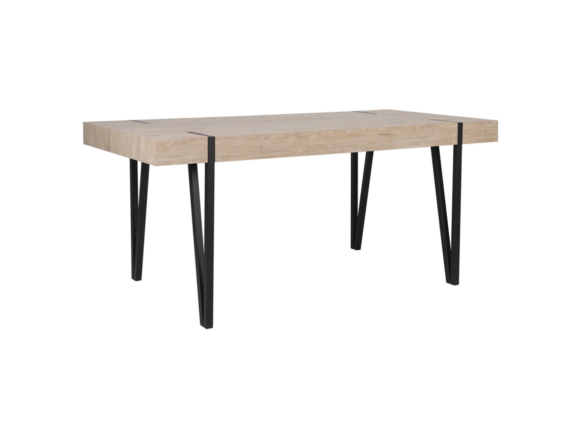 Mesa de comedor BELIANI Adena de MDF Madera clara 90x150x75