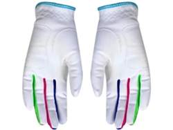 Guantes De Golf, Tela Para Deportes Al Aire Libre Niños Y Niñas, Transpirables Antideslizantes, 1 Par, 2 Color