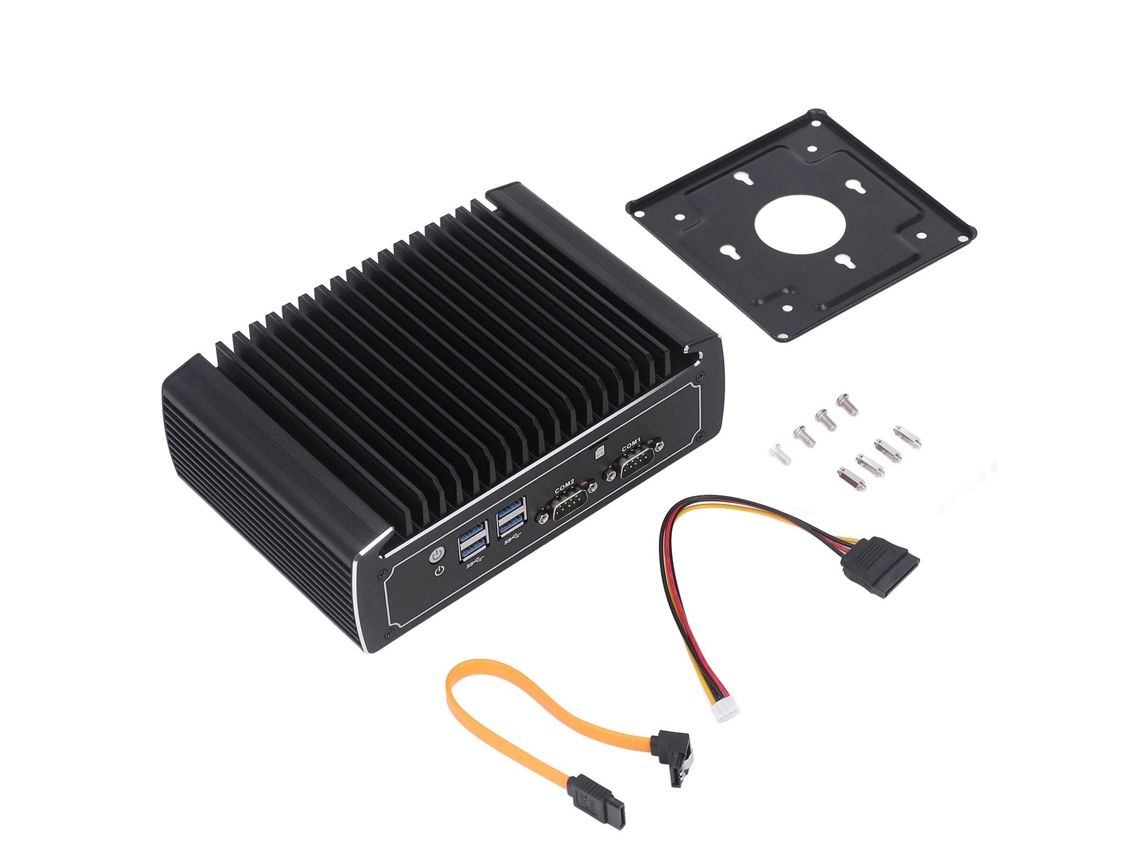 Ordenador industrial sin ventilador con Wi-Fi 3G/4G y ranura para tarjeta SIM.