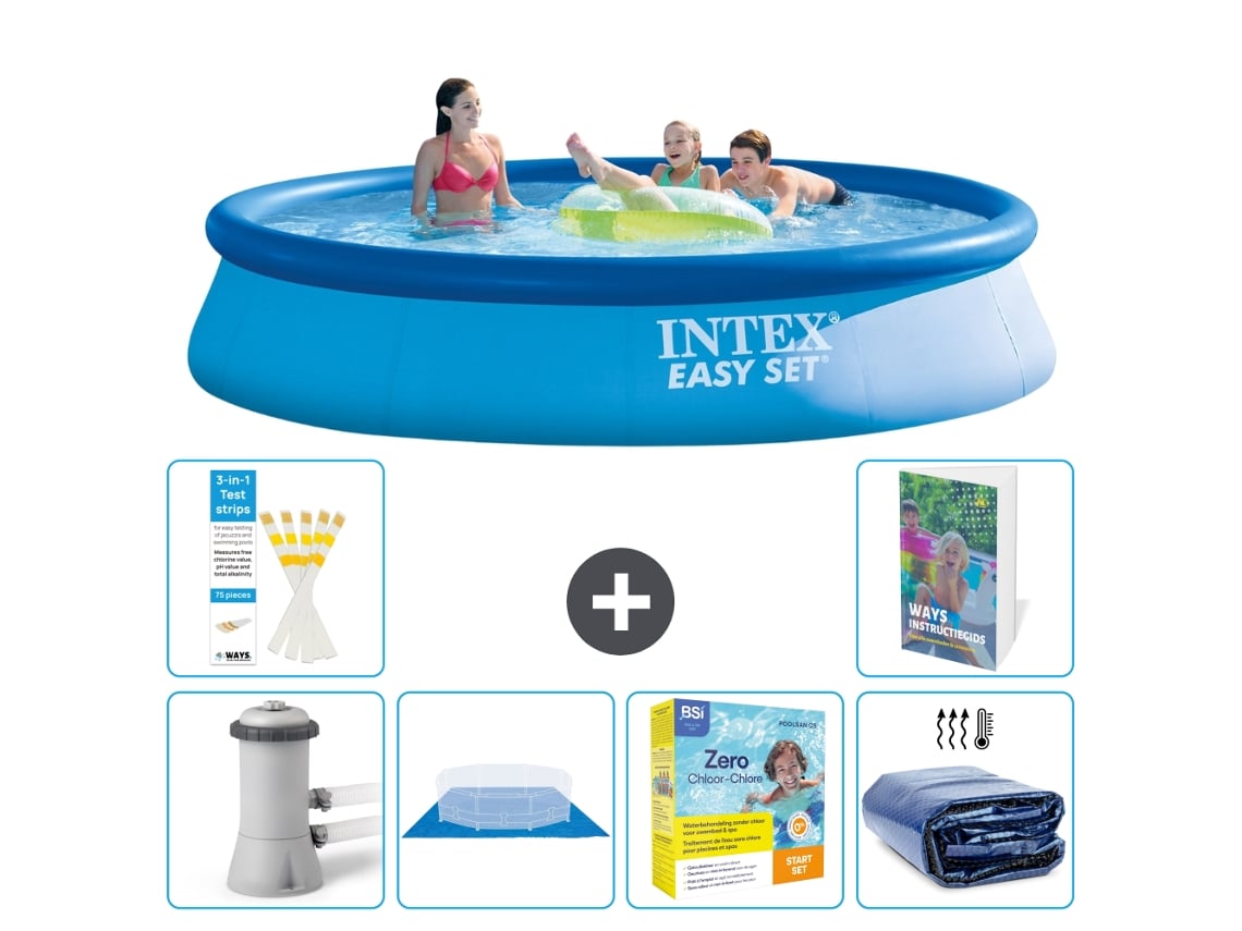 Intex Piscina Easy Set Redonda - 396x84 Cm - 7-peças S245