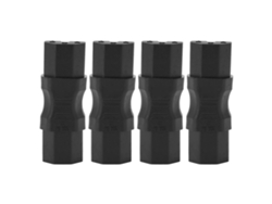 4 Adaptadores De Corriente Iec320 C15 A Iec320 C15, Profesionales, De Alta Resistencia, Para Ordenador