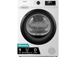 Secadora HISENSE DHQE900UWDC (9 kg - Bomba de Calor - Blanco)