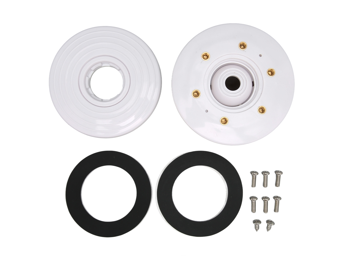 Desagüe blanco para piscina de 12 cm con rosca G2a.