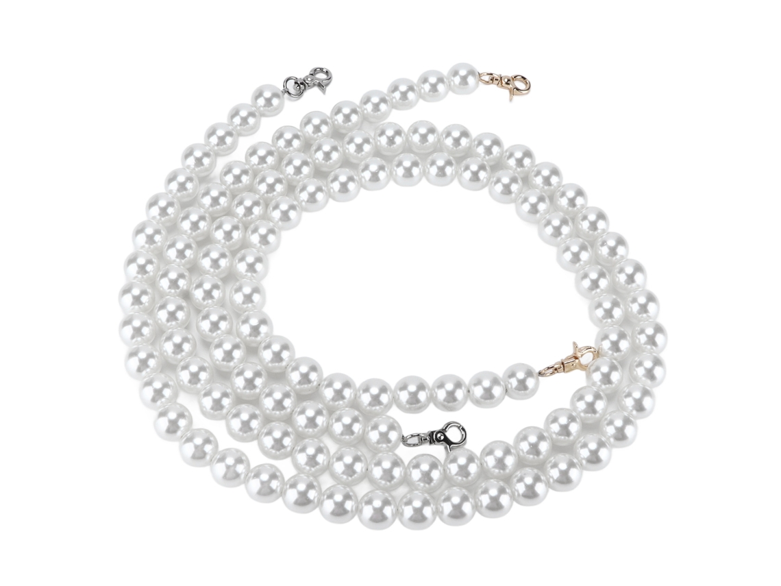 2 Cadenas De Perlas De Imitación Para Bolsos, Monederos, Accesorios De Decoración, 1,2 M