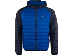 Chaqueta con capucha Tobias para hombre de Athl. Dpt.: comodidad y estilo en azul rey. Athl. Dpt.