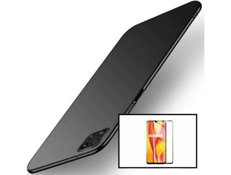 Kit Funda y Protector Oppo A73 PHONECARE Negro