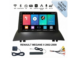 Autorradio SZSMART Renault Megane 2, 8GB+128GB, Wi-Fi, 4G LTE, CarPlay y Android Auto, Bluetooth 5.0, cámara trasera (02 09)