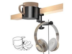 Soporte Para Vasos Con Base Antiderrame Para Auriculares, Ideal Para Usar En El Escritorio - Accesorios Para Escritorios De Videojuegos