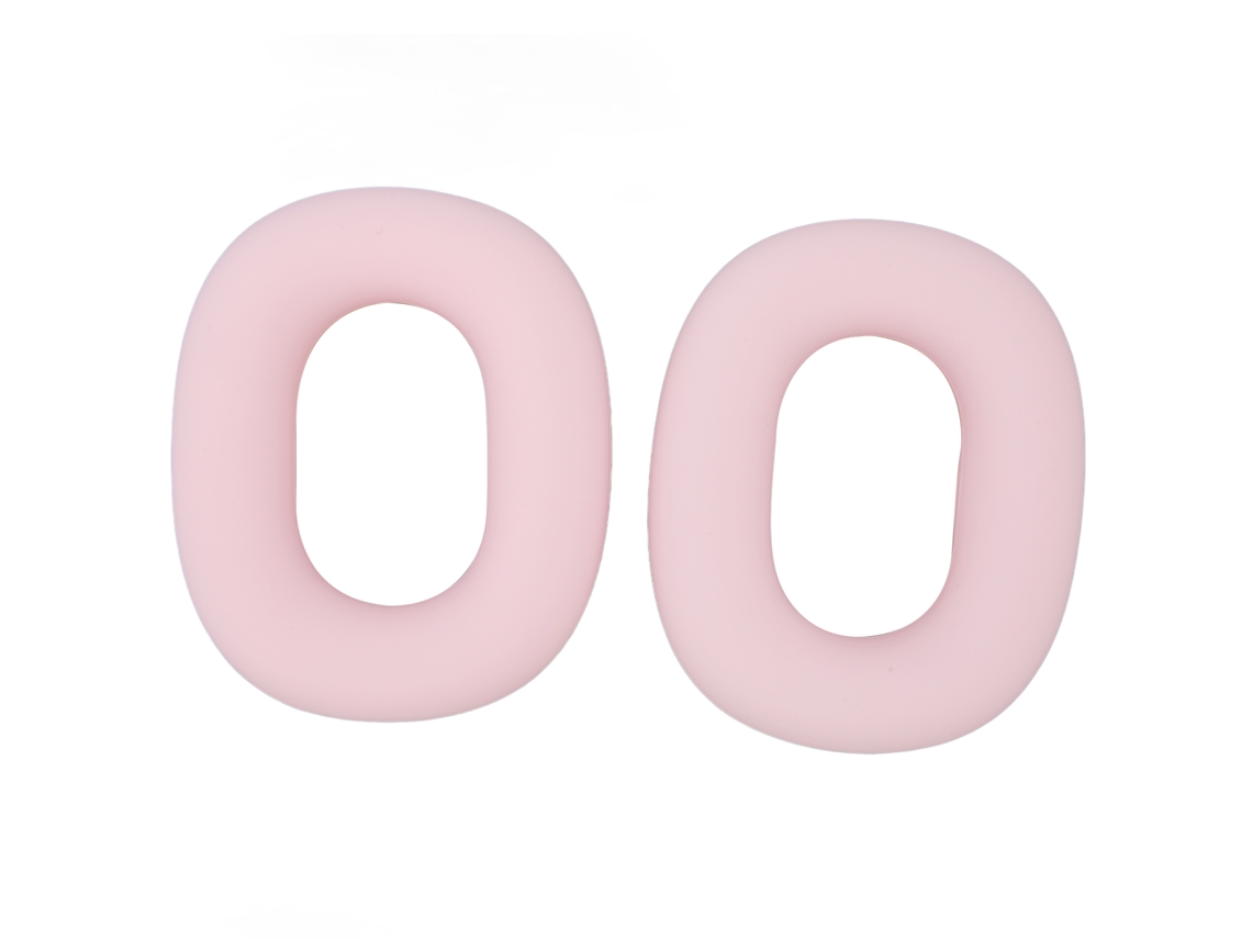 Accesorios Para Auriculares: Almohadillas De Silicona Resistentes Al Sudor Para Auriculares Ios Max (rosa)
