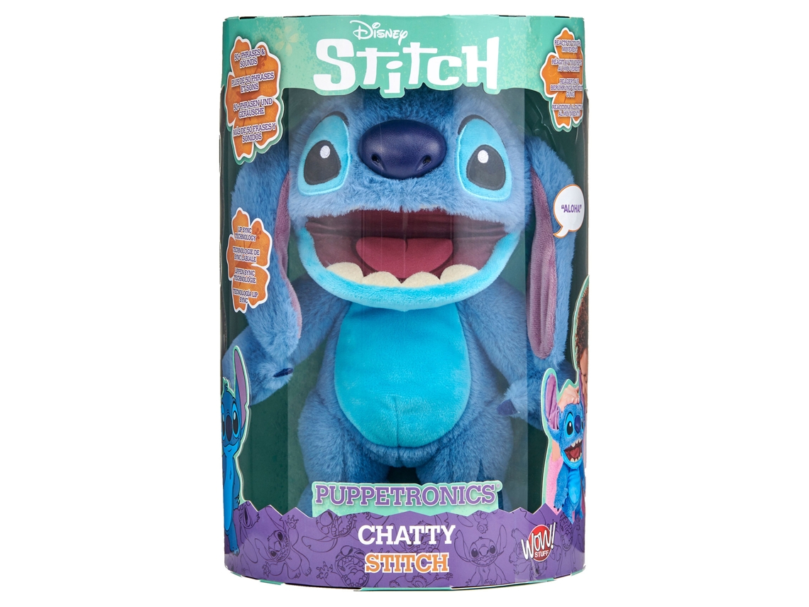 Peluche Stitch Chatty Puppetronics Famosa