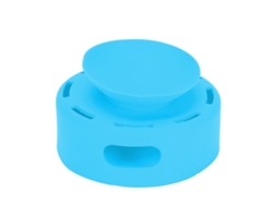 Capa De Silicone Protetora Com Suporte De Ventosa Para Alto-falante Dot 2 Espaço Econômico Azul