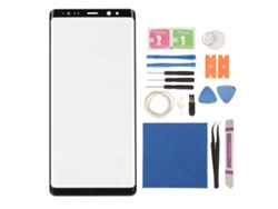 Kit De Reparación De Cristal De Pantalla Frontal Externa Para Galaxy Note 8 Con Herramientas - Negro