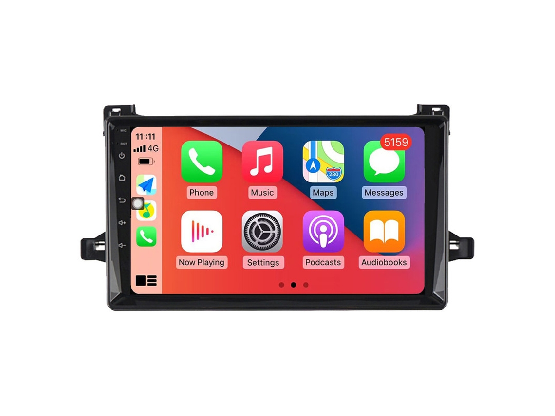 Coche Radio Android Auto Autoradio 8GB RAM 128G ROM CarPlay Navegación GPS Pantalla Táctil RoverOne para Toyota Prius XW50 2015 - 2020 