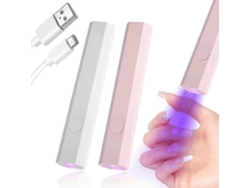 Mini lámpara UV para uñas de gel, luz LED portátil, secador de esmalte, 2025 GOKOCO
