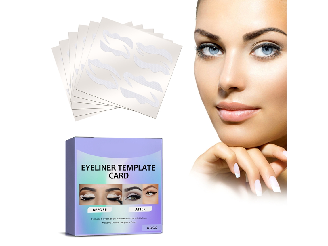 24 Pecas Plantas De Eyeliner E Sombra De Olhos Ferramenta De Maquiagem Rapida