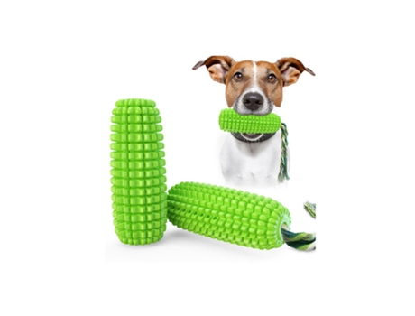 Cepillo de dientes para perros con sonido de maíz Juguete interactivo para perros LMWT