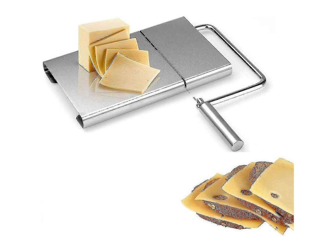 2026-cortador De Queso Con Alambre De Acero Inoxidable Para Quesos Duros Y Semiduros Con 5 Alambre De Repuesto