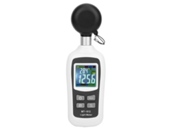 Medidor De Luz Digital Portátil De 0 A 20000 Lux Con Medición De Temperatura De Alta Precisión.