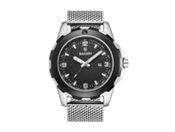 Reloj Hombre De Moda Metal Resistente Al Agua Con Movimiento De Cuarzo Deportivo Bagari
