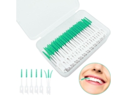 100 cepillos interdentales suaves de doble uso, masaje elástico entre los dientes ZYBLSSBB